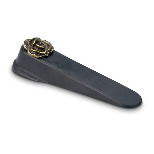 Door Wedge - Rose - Rubber - Black