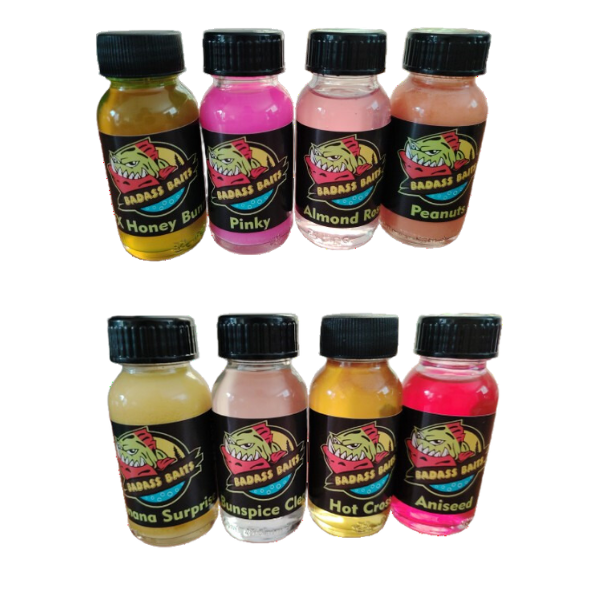 Badass Baits Fishing Muti/Dips - Mixed Pack 3 - Pack of 8