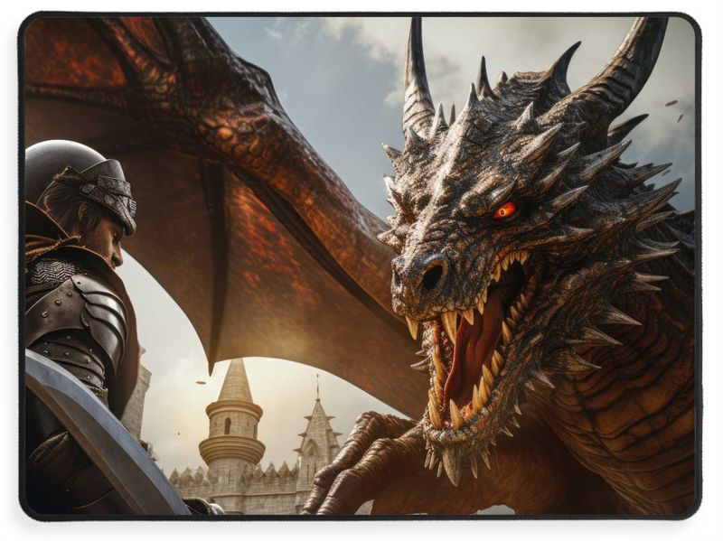 Mouse Pad - Dragon Soldier