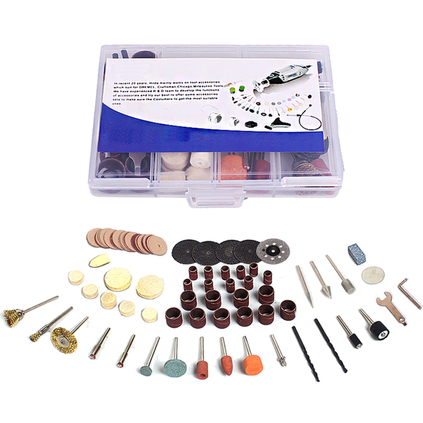 Dremel Compatible Rotary Accessories Toolkit - Grinding, cutting and polish