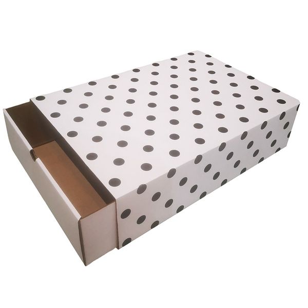 Gift Box Match Box Design 10 Pack - Spotted 35cm x 24cm x 9CM