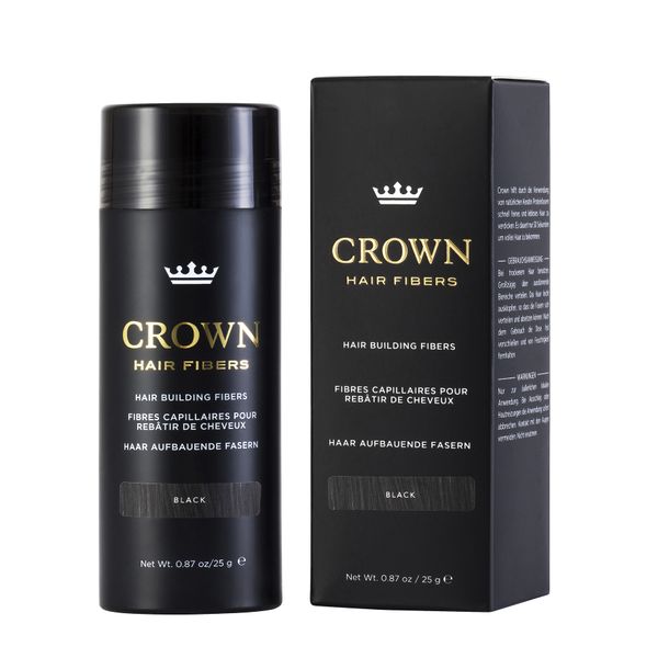 Crown Hair Fibers Hair Loss Concealer - 25g (75 Day Supply)