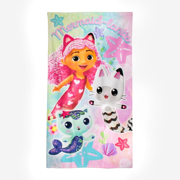 GABBY'S DOLLHOUSE By Dreamworks Official Licensed Kids Beach Towel