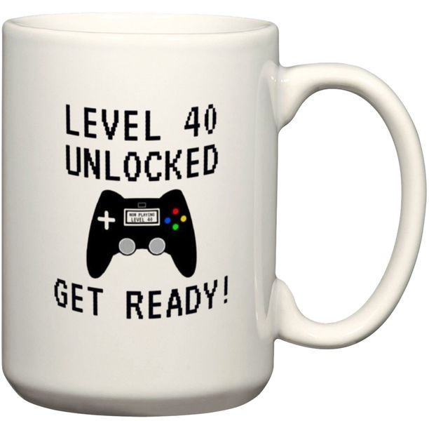 Level 40 Unlocked Get Ready Birthday Gift Coffee Mug