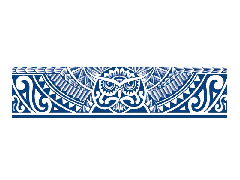 th-INK Semi-Permanent Tattoo Kit - Owl Guardian- 63x240mm