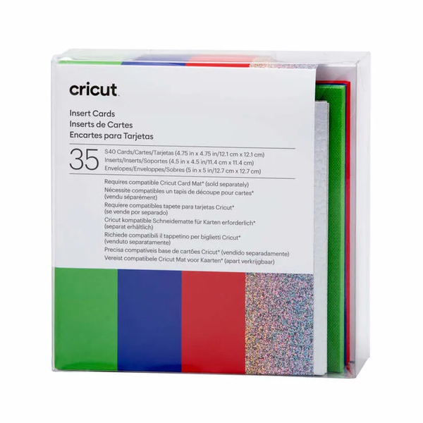 Cricut Insert Cards Rainbow S40 (12;1 Cm X 12;1 Cm) 35-Pack