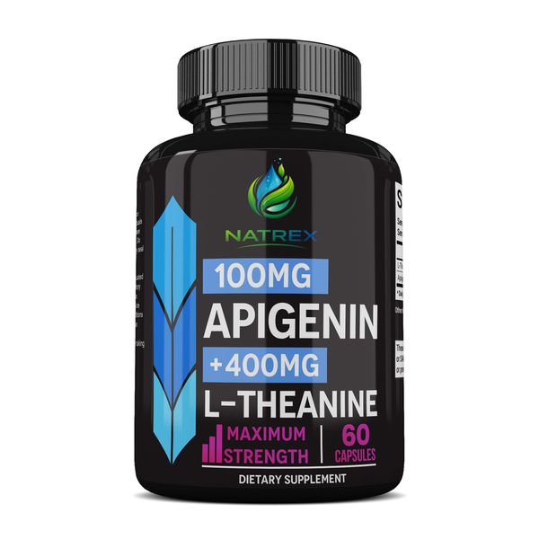 Apigenin 100mg + L-Theanine 400mg Capsules