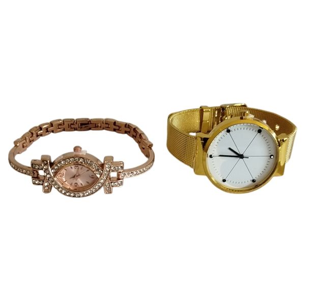 Ladies Quartz Wrist Watch - Set of 2