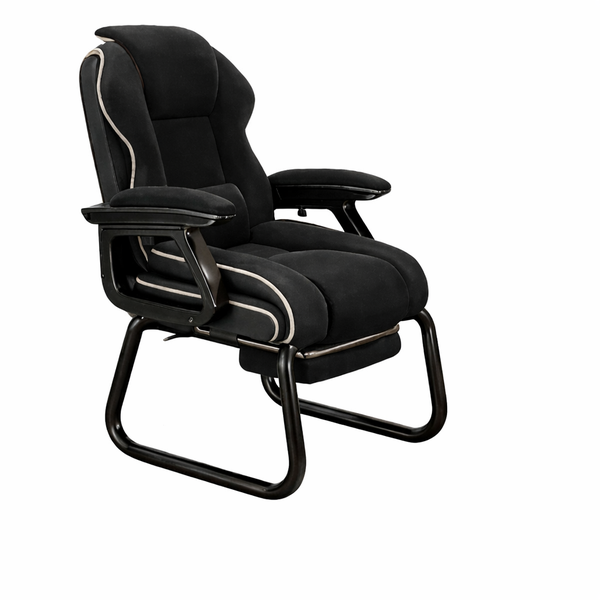 FU9056 Executive Visitor Chair - Black PU Leather