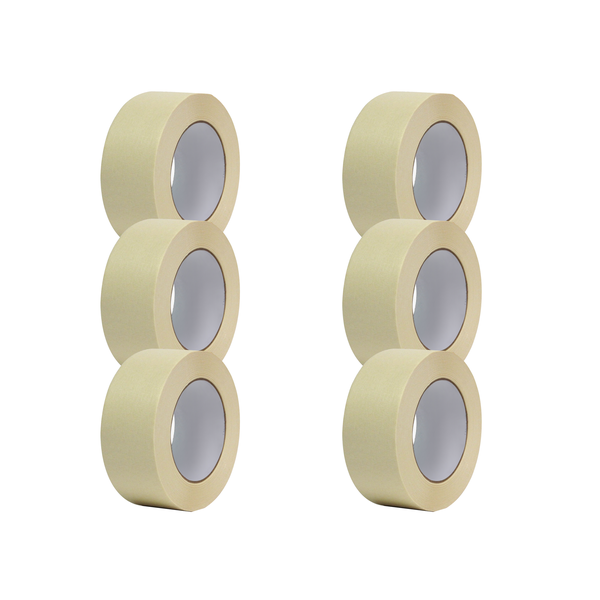 Value Tree 6 Pack of 35M x 45mm Masking Tape