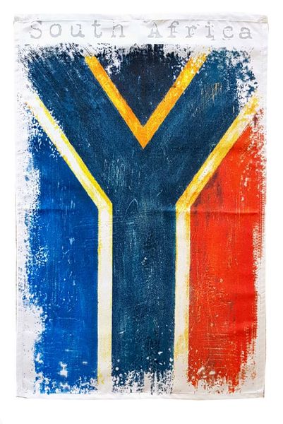 South African Flag Tea Towel Dish Cloth 67x44,5cm