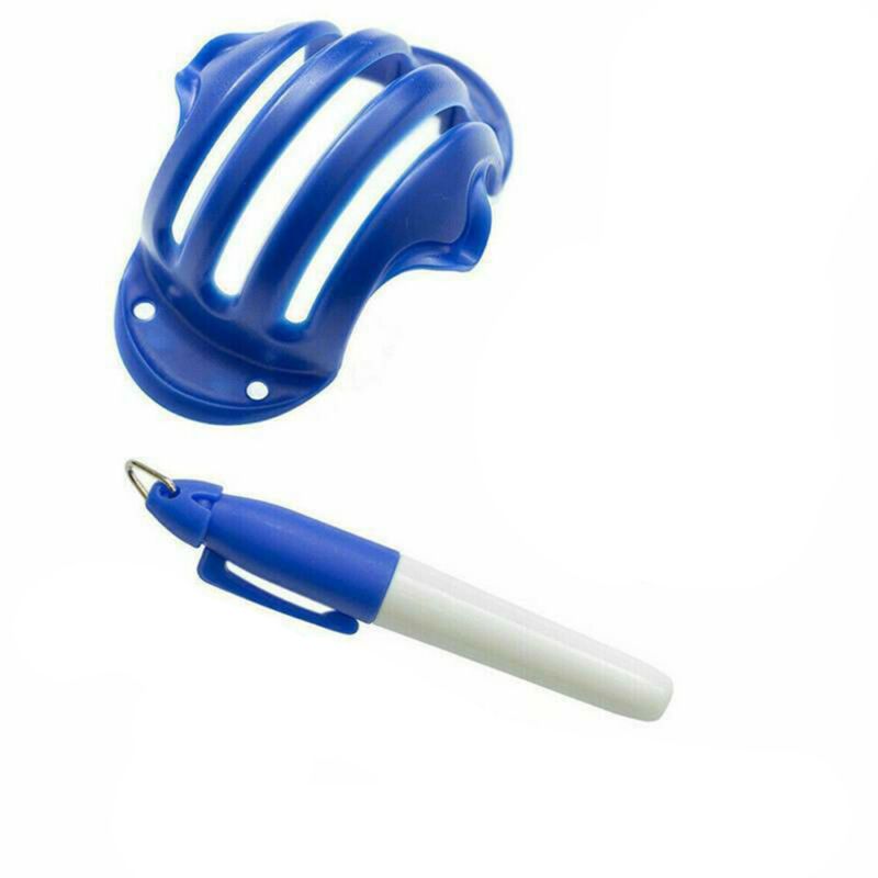 Golf Ball Marker Triple Track Golf Ball Line Marker with pen Blue Shop Today. Get it