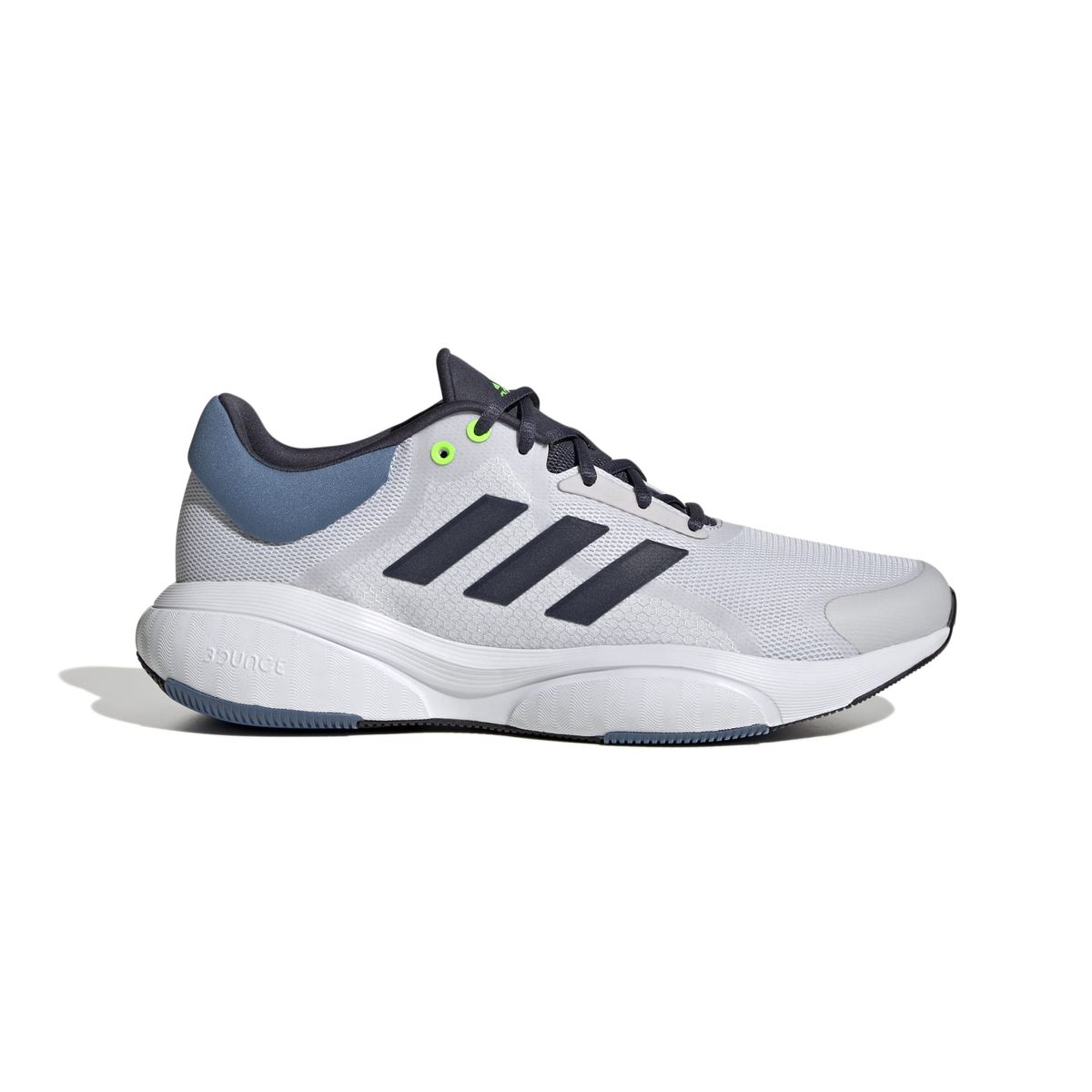 adidas Response Low Top Running Shoes - Grey/Navy/Green | Buy Online in ...