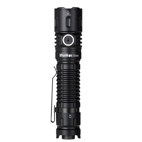 Wurkkos TD04 3000 Lumen 295m Throw Rechargeable Tactical Flashlight