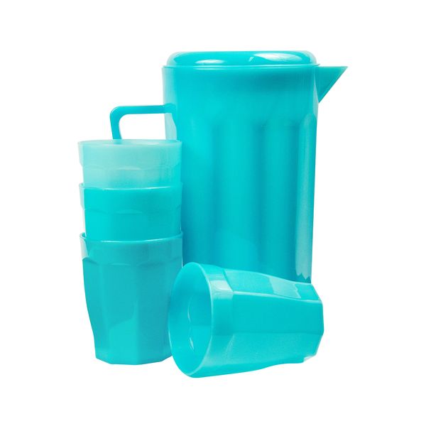 LUMOSS - Tulip Jug &amp; Tumbler Set Semi-Clear