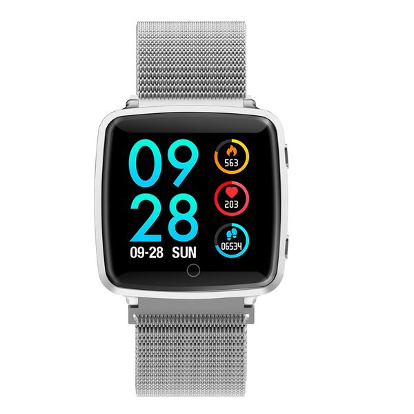 Color Screen Watch: Silver