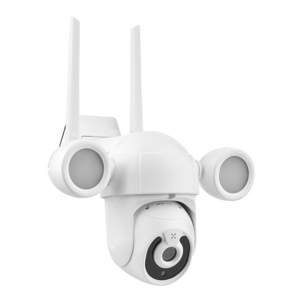 2K floodlight security camera compatible