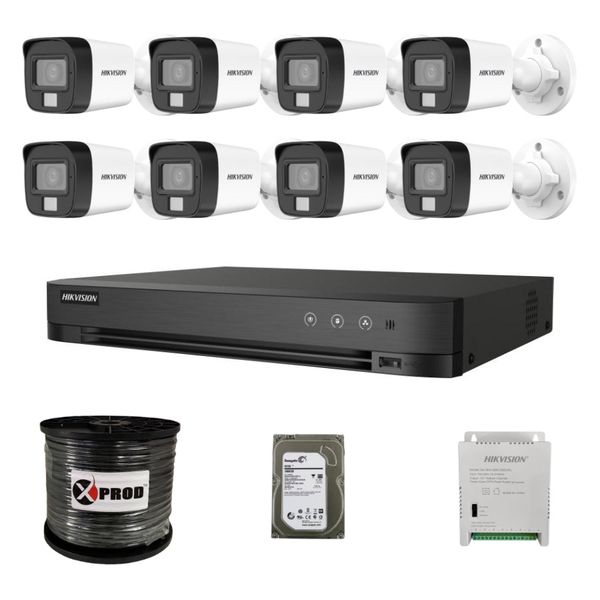 Hikvision 8 Channel 5MP AcuSense Kit