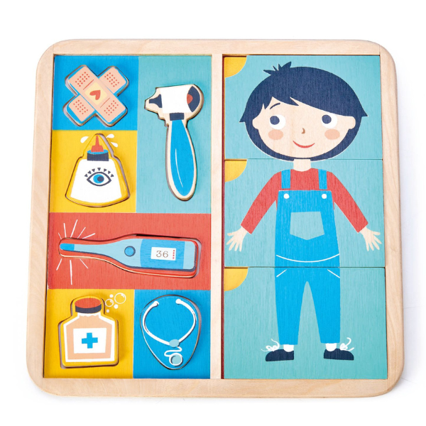 Tender Leaf Wooden Ouch Puzzle