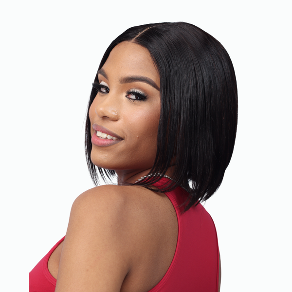 10 Inch Straight Peruvian 2x6 Bob Wig