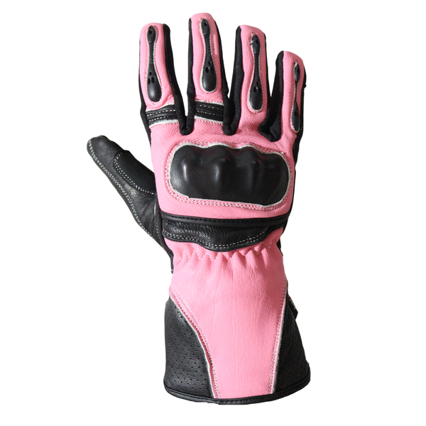 Biker Pro Women's Genuine Leather Motorbike Gloves