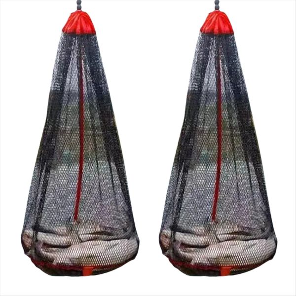 Foldable Fishing Net Bag Thickened Fish Net 2.5 Meters Long