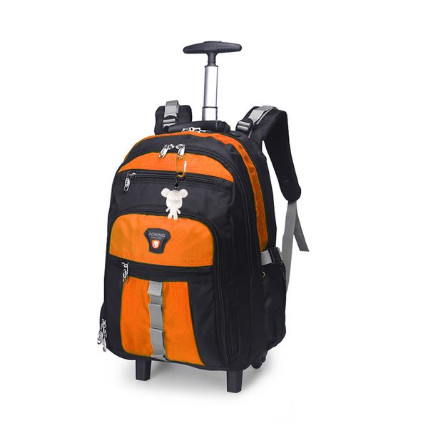 Webuy 22inch Large Trolley Rolling Wheeled Backpack School Bag