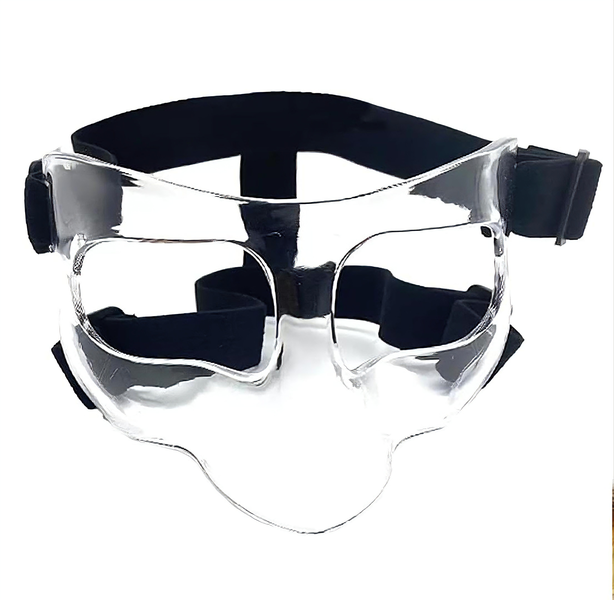 Adjustable Sports Protective Mask - Transparent -1 Piece