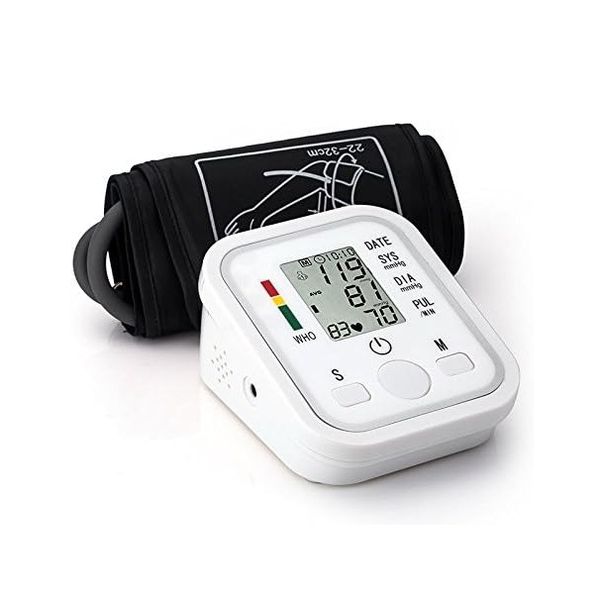 Digital Upper Arm Blood Pressure Monitor-Automatic, Backlit Voice Function