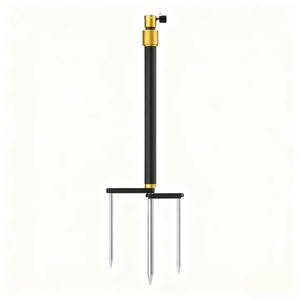 Portable 3-in-1 Fishing Rod Pod - Ground Peg,