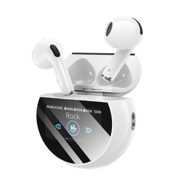 Borofone Colorful LCD Touch Screen True Wireless BT Headset Earphones