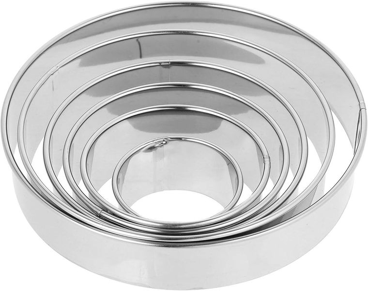 Non-stick Stainless Steel Cake Rings Dessert Pastry Tools