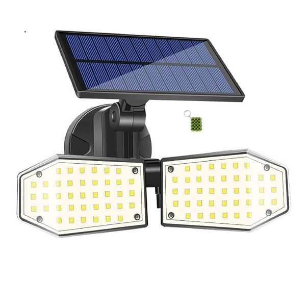Aerbes AB-TA006 Solar Powered Motion Sensor Light 78LED + Key Holder
