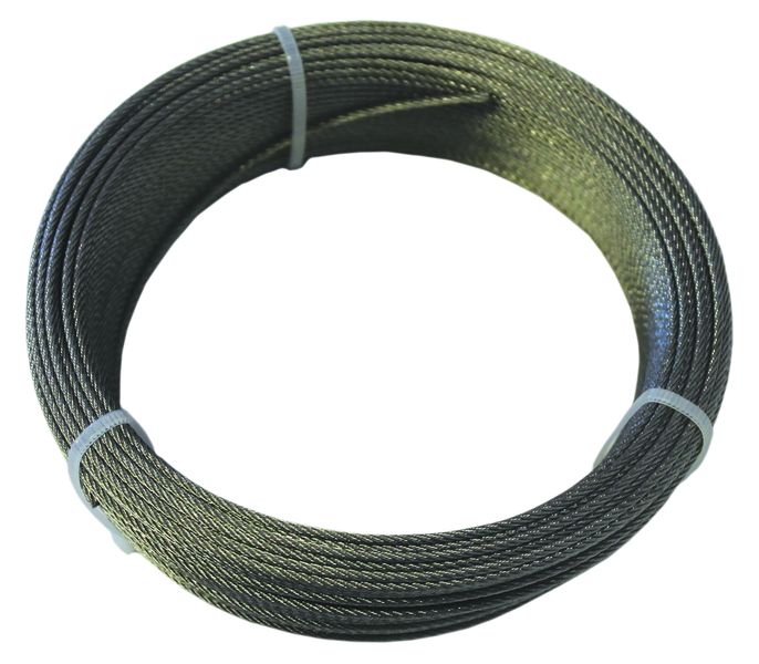 Marine Grade 316 Stainless Steel Rope (7x7 Core) - 2mm x 50 Metre Roll