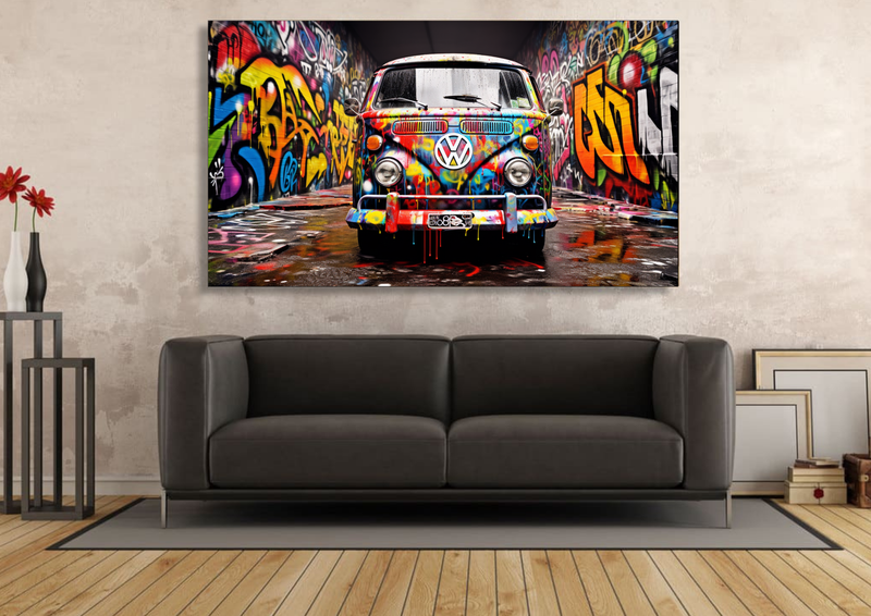 Canvas Wall Art - Street Style Splash Caravelle - HC1003