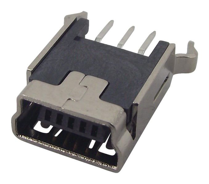 Wurth Elektronik (65100516121) USB Connector, Mini USB Type B, USB 2.0