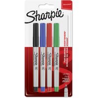Sharpie Ultra Fine Permanent Marker Assorted 4pk Buy Online In South