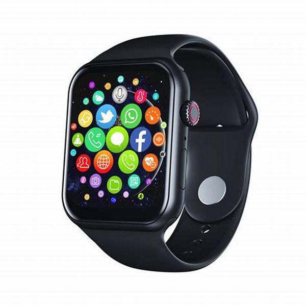 2022 Smart Watch Real-time Temp, Heart Rate Monitor Smart Band(Black)