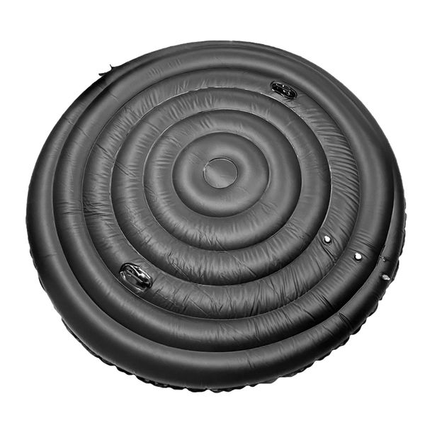Hot Tub Cover With Handles PVC Inflatable Insulated Weatherproof Lid