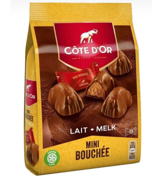Cote D'or Bouchee Milk Chocolate Minis Bag 122g