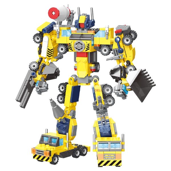 Deli Building Blocks - City Building 6 in 1