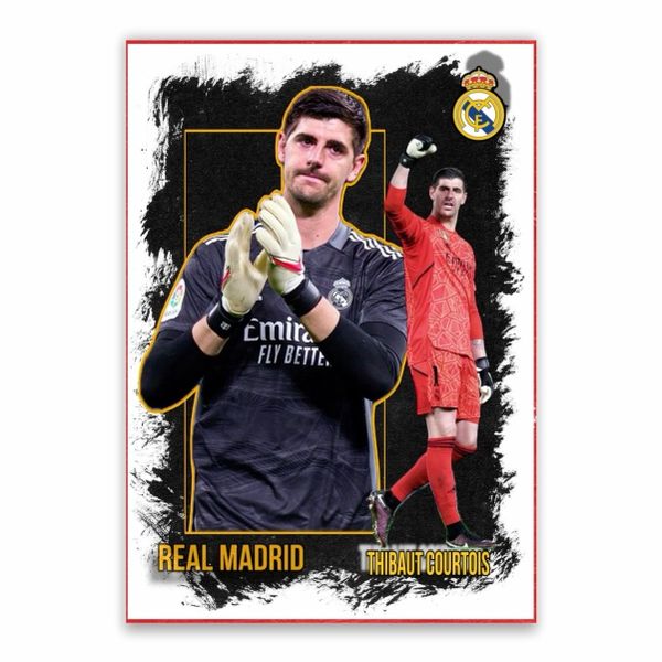 Thibaut Courtois Real Madrid Poster - A1