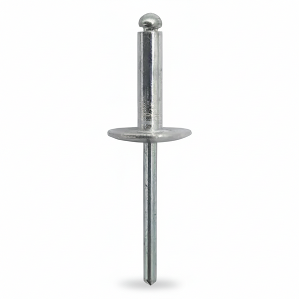 Fascor 100 Piece 3.2mm x 12mm Metal Rivets for Fastening
