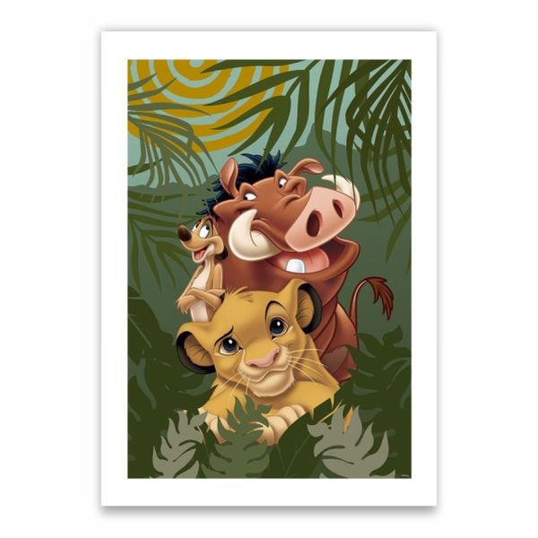 Timon. Pumba And Simba Poster - A1