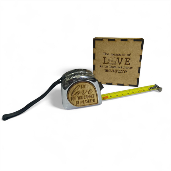 The Knörr Collection - 3m Tape Measure Engraved Gift - The measure of Love