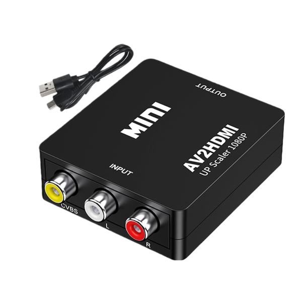 AV to HDMI video converter RCA set-top box adapter for 1080P TV