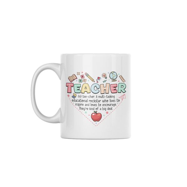 Teacher Appreciation Custom Printed Mug - 330ml