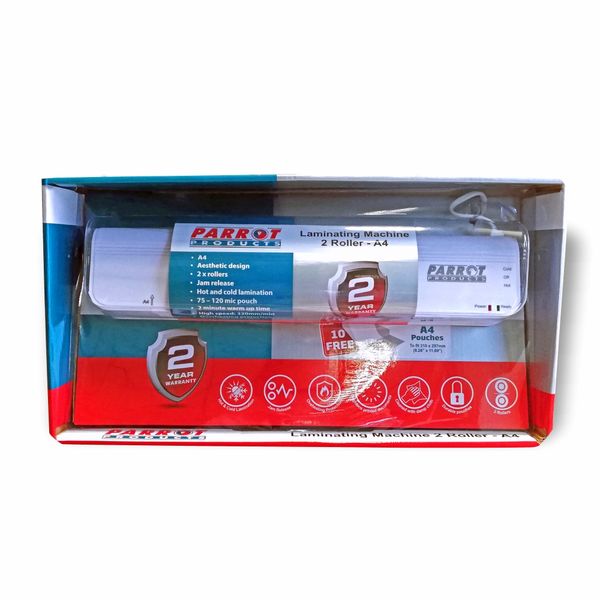 Parrot Products - A4 Laminator (2 Roller - 320MM/Min - Retail)