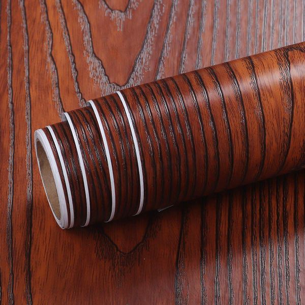 Cherry Wood Self Adhesive Contact Vinyl 450mm x 2m CW2MCW