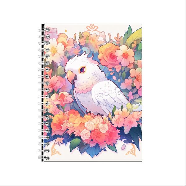 COCKATOO Ninji Border A5 Notebook B-Day Gift
